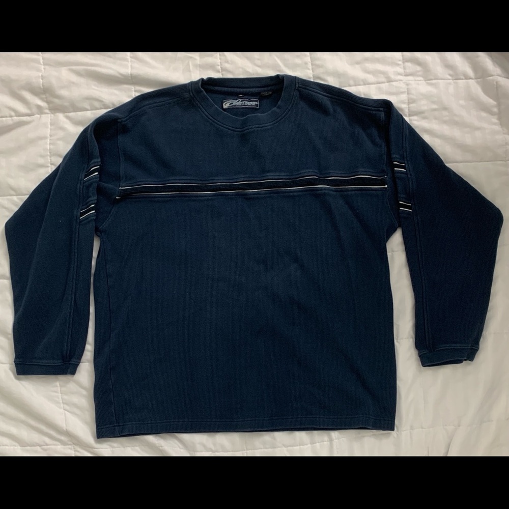 Navy Blue Point Zero Men’s Crewneck Sweatshirt